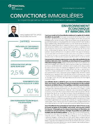 Convictions immobilières Europe Novembre 2021