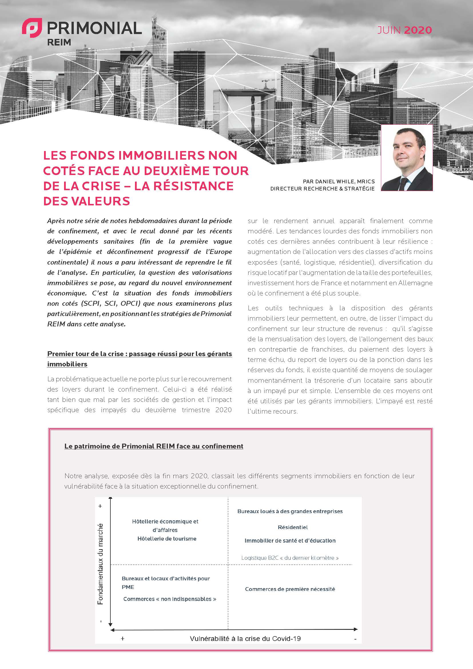 fonds immobilier non-cotés valeur SCPI 