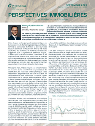 Perspectives immobilières